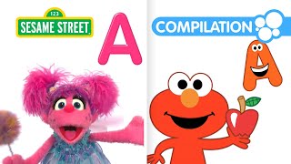 Sesame Street All About the Letter A  Alphabet Compilation [upl. by Mosier]