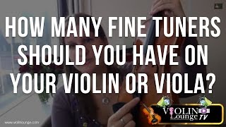 What Tailpiece and How Many Finetuners Should You Have on Your Violin or Viola [upl. by Vivle]