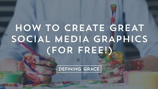 How to Make Great Social Media Graphics for Your Church  For Free [upl. by Sukin923]