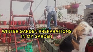 Winter Garden की तैयारी VLOG  FUN GARDENING [upl. by Cattan]