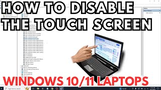 How To Disable The Touch Screen in Windows 1011 Laptop  Quick and Easy Way [upl. by George40]