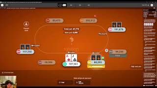 Playing Online Poker  Ignition Casino stream 7 162 buy in 30k for first [upl. by Eerak]