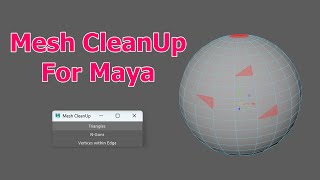 Optimize Your 3D Models with Mesh CleanUp for Autodesk Maya [upl. by Aidua]