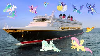 Ponies on The Disney Cruise  Wonder  Part 1 [upl. by Annaigroeg]