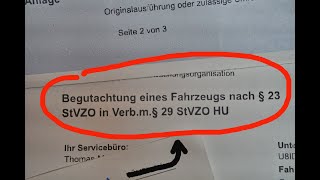 Oldtimergutachten § 23 StVZO zur Erlangung eines HKennzeichens ausführlich erklärt [upl. by Yokum]