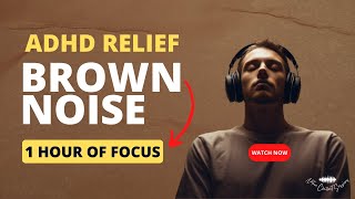 Brown noise for ADHD Relief  Focus  Study  Better Sleep  432Hz Brown Brown Noise [upl. by Elyk892]