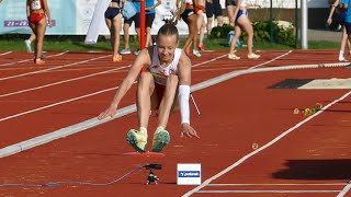 Olga Szlachta POL Triple Jump Girls 2nd Place European Youth Olympic Festival Maribor 2023 [upl. by Otho]