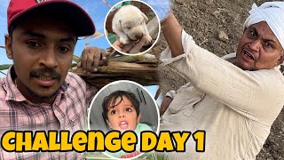 Challenge Ke First Day Hee Tractor Stunt Laga Diya 😱 Dogo Argentina Free Milega [upl. by Ennobe]