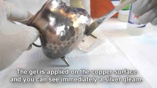 DIY silverplating with Tifoo Silver Gel  Silvering Gel [upl. by Palermo67]