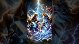 Thor Vs Zeus Who would win Thor zeus godofthunder godofwar epicmythologymatrix [upl. by Nonarb]