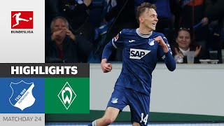 Beier Brings Win For Hoffenheim  Hoffenheim  Bremen 21  Highlights  MD 24 – Bundesliga 202324 [upl. by Brook]