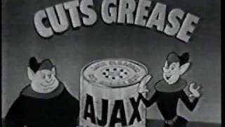 Old TV ads  Commercials from the 50s  Ajax Cleaner Ad 2 [upl. by Naujik641]