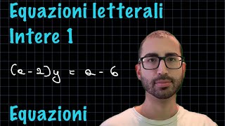 Equazione letterale intera  Equazioni ✨RadicediPiGreco✨ [upl. by Morrie]