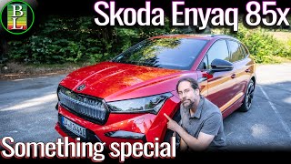 Skoda Enyaq 85x  Software Assist systems highway acceleration top speed [upl. by Ottie]