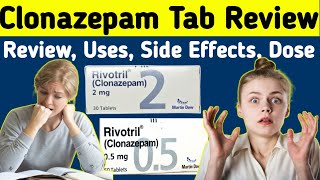 Clonazepam Tablets ip 05 mg 2 mg uses in hindi  Review Rvotril 05 mg  Uses Side Effects Dose [upl. by Eada26]