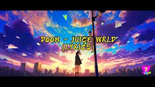 Doom Juice wrld  Lyrics  one hour  1h [upl. by Doralyn]