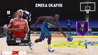 Dark Matter Emeka Okafor  Gameplay amp Review  NBA 2K24 MyTEAM [upl. by Osicnarf780]