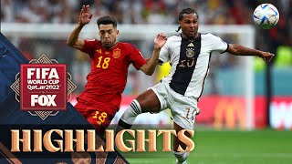 Spain vs Germany Highlights  2022 FIFA World Cup [upl. by Noivad]