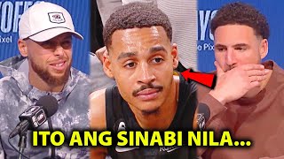 Sinabi ito ng Warriors Players matapos ng 3pointer Jordan Poole sa Clutch time… [upl. by Yrral]