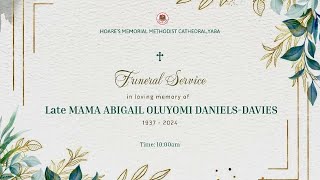 FUNERAL SERVICE FOR LATE MAMA ABIGAIL OLUYOMI DANIELDAVIES  THURSDAY 18TH APRIL 2024 [upl. by Metzgar]