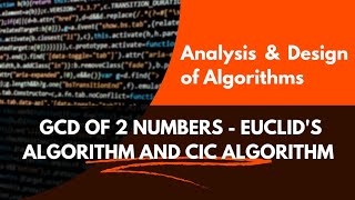 Euclids Algorithm To Find GCD of 2 numbers [upl. by Navi]