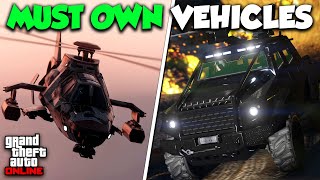 TOP 10 BEST VEHICLES YOU MUST OWN IN GTA ONLINE 2020 [upl. by Dripps]