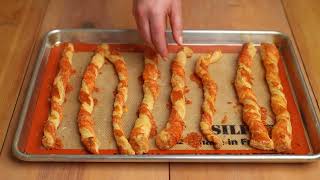 Easy Cheese Straws Recipe Made With Puff Pastry [upl. by Groeg666]