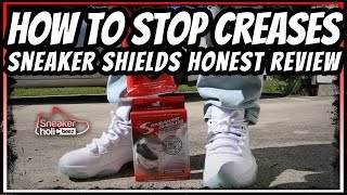 HOW TO PREVENT SNEAKER CREASES  SNEAKER SHIELDS HONEST REVIEW  HOW TO PREVENT CREASES [upl. by Leahcimdivad]