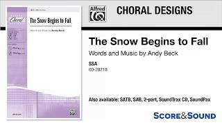 The Snow Begins to Fall by Andy Beck – Score amp Sound [upl. by Ortensia]