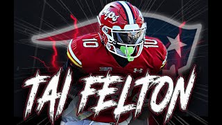 Tai Felton  Wide Receiver  Maryland  New England Patriots  2025 NFL Draft Target  Highlights [upl. by Ttevy115]