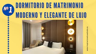 🥇Cómo TRANSFORMAR un DORMITORIO MATRIMONIO estilo de LUJO  Antes y Después [upl. by Clementas]