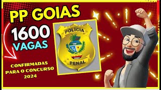 PP GOIAS  1600 VAGAS CONFIRMADAS PARA O CONCURSO  CHANCE ÚNICA [upl. by Anividul419]