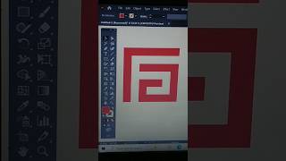 How To Make FA Letter Logo Design In Adobe Illustrator  shorts shortviral letterlogo logo [upl. by Gilda]