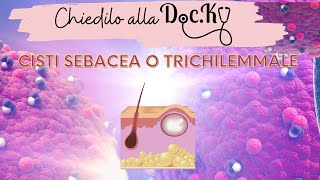 Chiedilo alla Docky Differenza tra cisti sebacea e trichilemmale [upl. by Leirua]