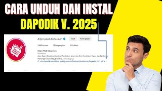 CARA UNDUH DAN INSTAL DAPODIK V2025 [upl. by Christa202]