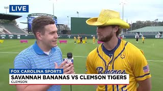 LIVE Savannah Bananas Pitcher Kyle Luigs [upl. by Ddet540]