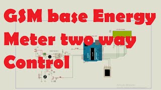 GSM base Energy Meter two way Control [upl. by Shalne]