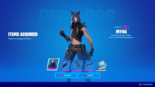 HOW TO GET NEW WITCHING WING QUEST PACK IN FORTNITE Myna Skin [upl. by Nie]