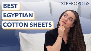 The Best Egyptian Cotton Sheets  My Top 4 Picks [upl. by Orwin231]