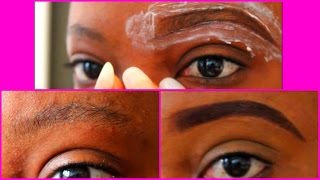 COMMENT AVOIR DE BEAUX SOURCILS MA TECHNIQUE [upl. by Zakaria]