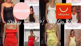 Oh Polly Dress Dupes AliExpress Try On Haul [upl. by Codi]