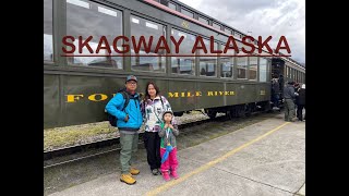 Skagway Alaska  Mendenhall Glacier  White pass summit and Yukon Train Excursion  Norwegian Bliss [upl. by Hale]