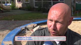 Grove vernieling basisschool in Almelo directeur is woest [upl. by Stempson]