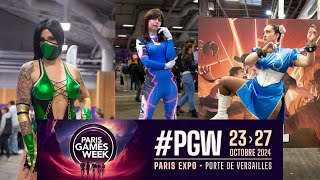 Best cosplay Paris Games Week 2024 media cos [upl. by Aynekal]