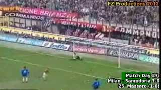 Road to Scudetto  19931994  AC Milan All Goals BLOCKED [upl. by Keare556]