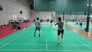 Arena Badminton club games Pomona California 10月18日24 2 Alan amp Oscar vs Hammond amp Gordon [upl. by Blase106]