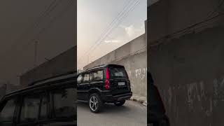 20”inch CHROME WHEELS MAHINDRA SCORPIO modified alloy wheels automobile mahindrascorpio blackcar [upl. by Barker]