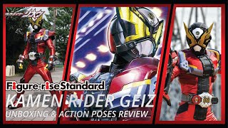 Figurerise Standard Kamen Rider Geiz  Unboxing amp Action Pose Review [upl. by Querida]