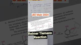 Reimer Tiemann Reaction shorts shortsfeed ytshorts phenol jeechemistry shortsyoutube [upl. by Golter]