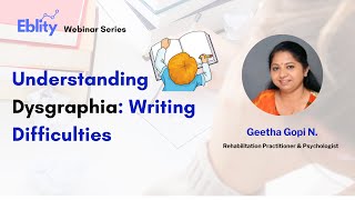 Understanding Dysgraphia Writing Difficulties [upl. by Hawken]